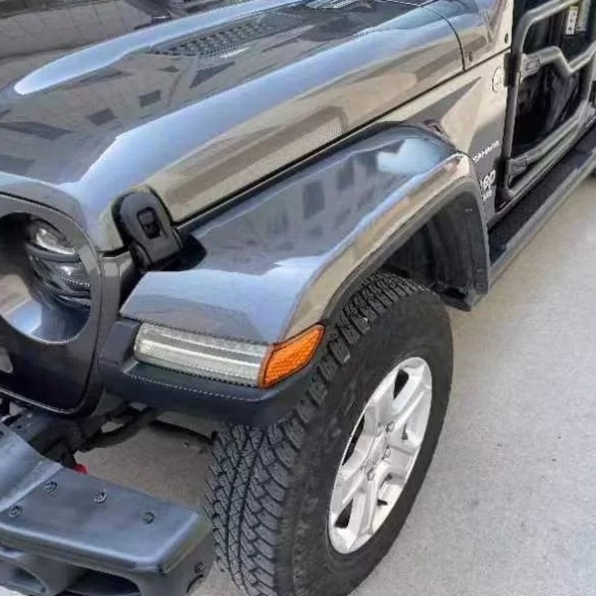 Высокие крылья Jeep Wrangler JL (пластиковые)
