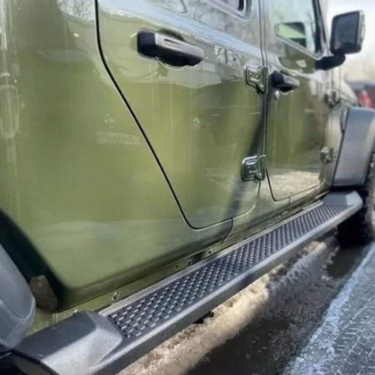 Порог подножка 5 door пластиковый Jeep Wrangler JL 2018-