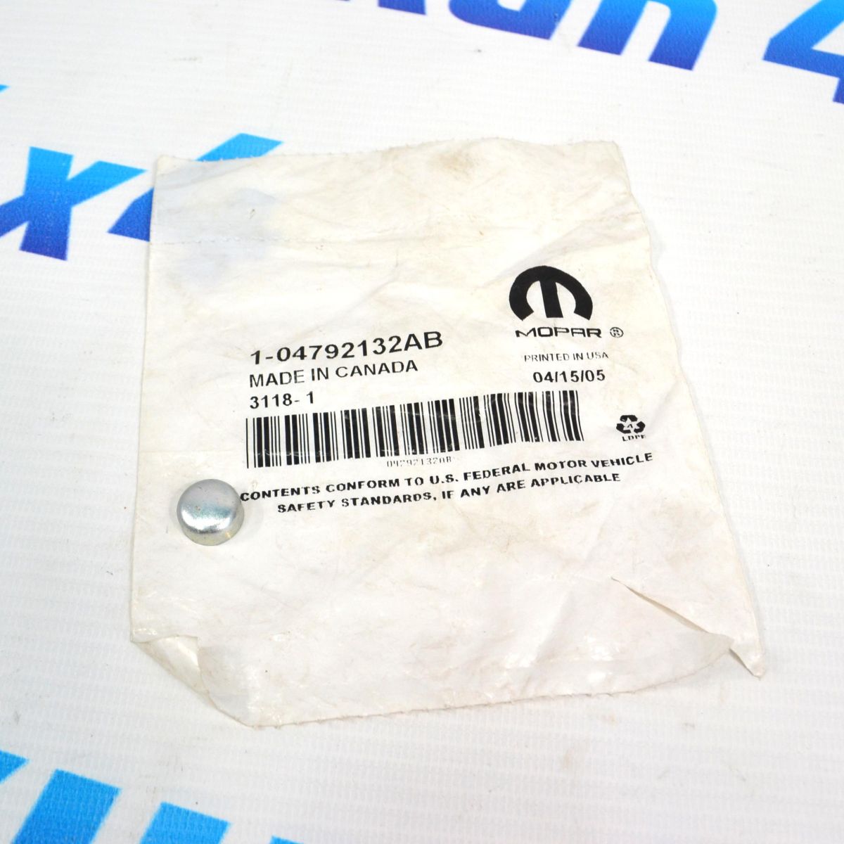 Заглушка ГБЦ Jeep Wrangler/Jeep Grand Cherokee WL/Jeep Compass 04792132AB