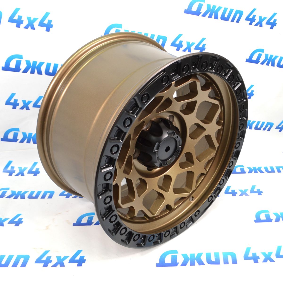 Диск колёсный Bronze+Matt black lip R17x9/ET0/5x127/DIA71.5 (комплект 5 штук) TXT018