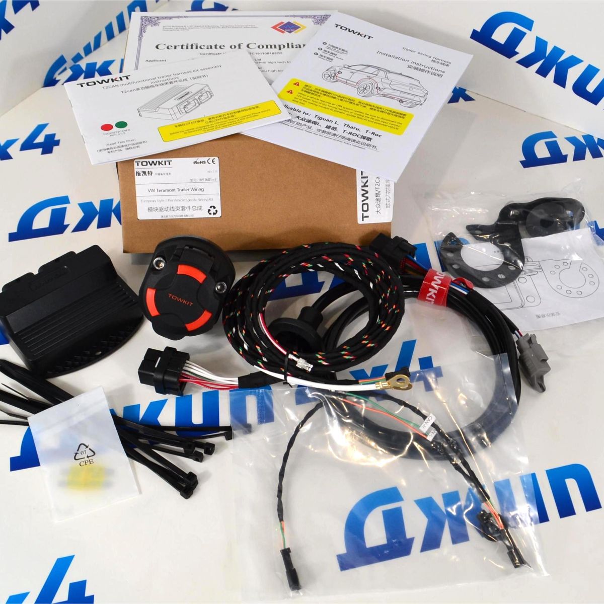 Проводка фаркопа для Volkswagen Teramont TK91601