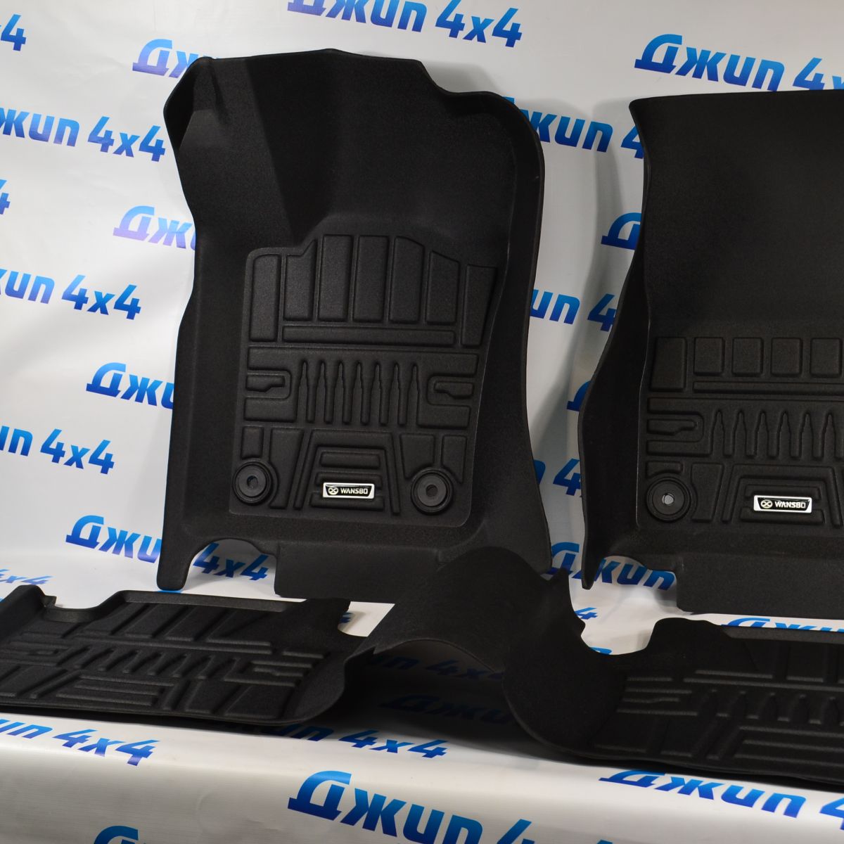 Коврики в салон 3D Jeep Grand Cherokee WK2 (комплект) YUS-FM-T006