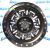Диск колёсный 9J R17 ET-10 5*127 DIA71.5 /MB+Silver Rivets Jeep F0661