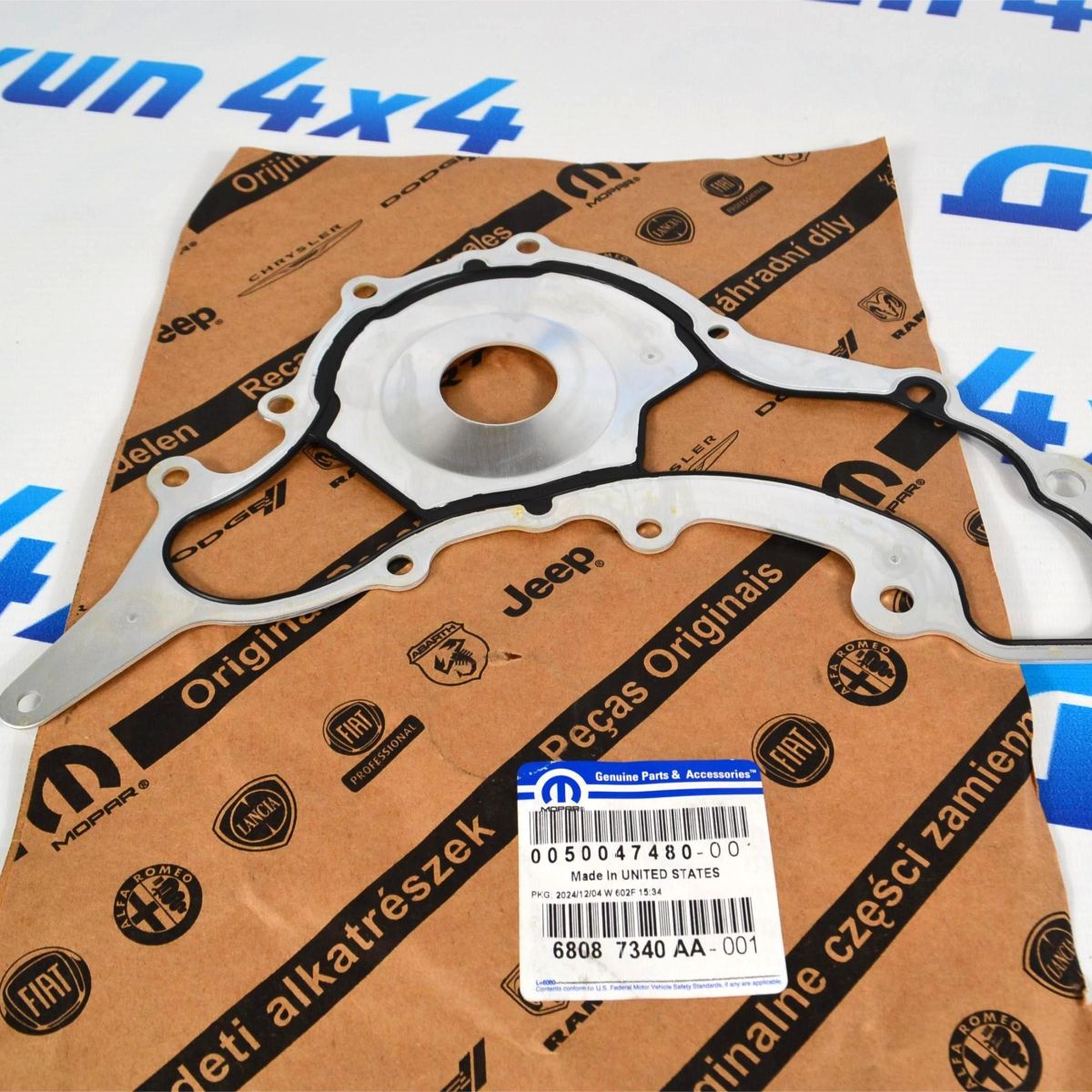 Прокладка помпы системы охлаждения Jeep Grand Cherokee WK2/Dodge Durango WD 3.6 68087340AA