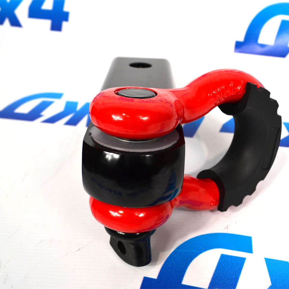 Шакл с кронштейном фаркопа под квадрат (чёрно-красный) 1344556