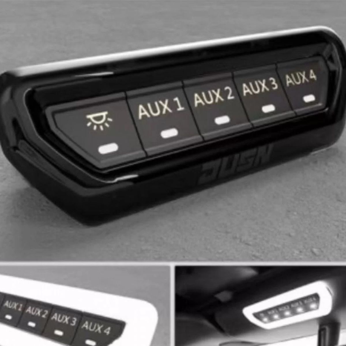Дополнительный аукс контроллер в штатное место с проводами и блоком реле Jeep Wrangler JL 82215190AE