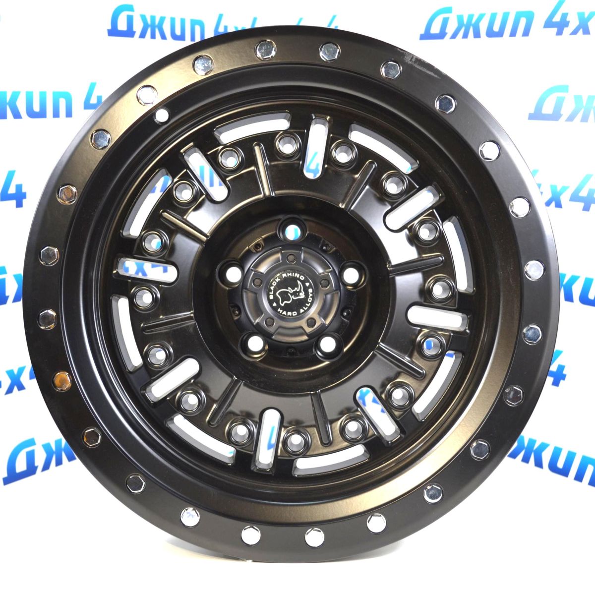 Диск колёсный 9J R17 ET-10 5*127 DIA71.5 /MB+Silver Rivets Jeep F0661