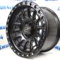 Диск колёсный 9J R17 ET-10 5*127 DIA71.5 /Matt Black+Chrome Rivets Jeep F8826
